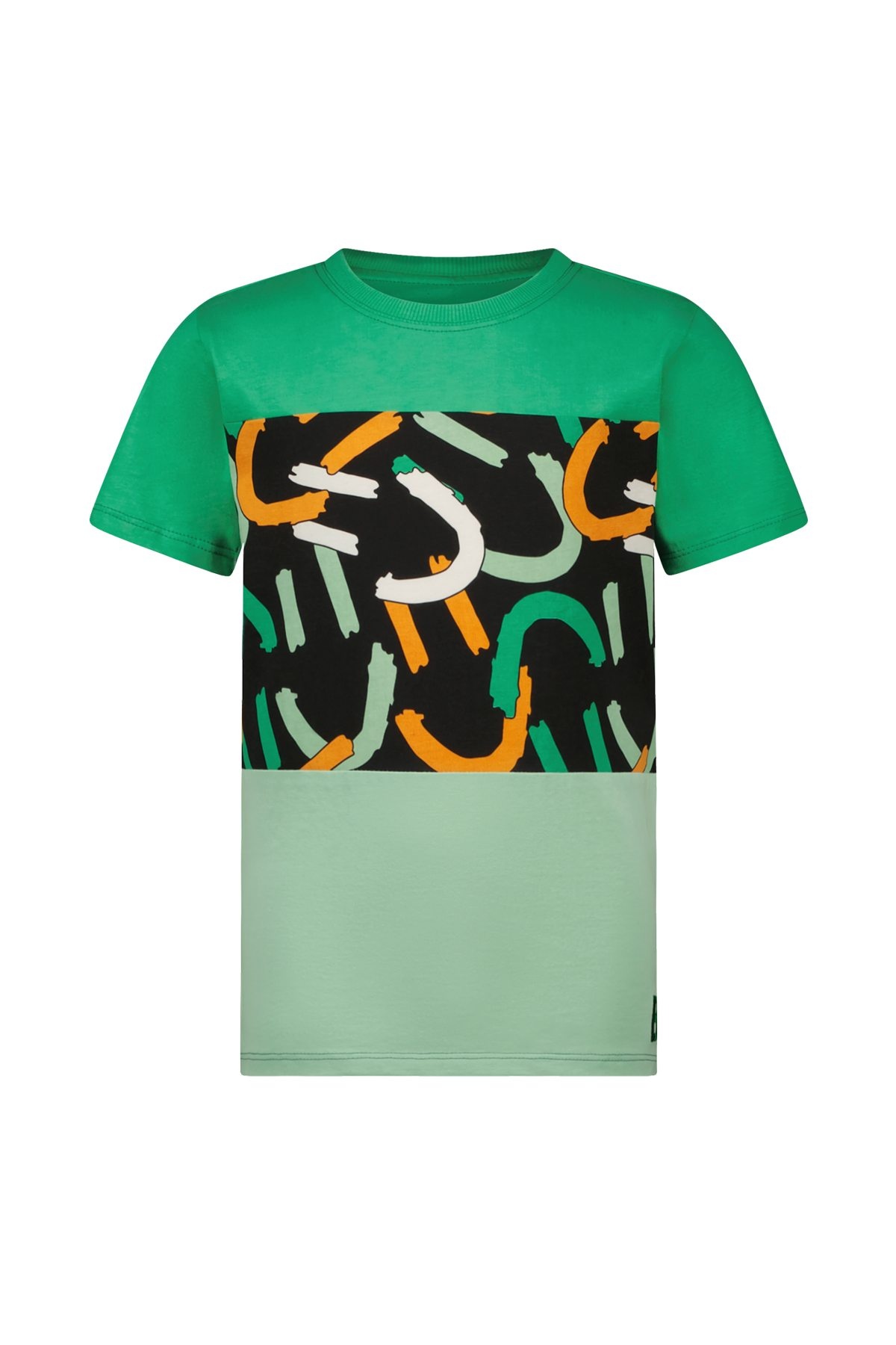B.Nosy zomer t-shirt jongens - groen AOP - Tyler