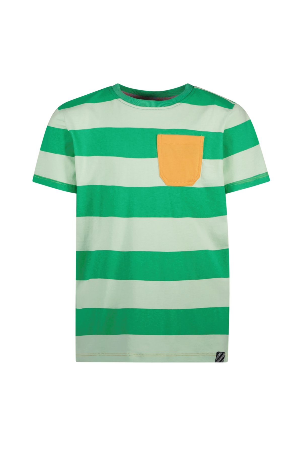 B.Nosy zomer t-shirt jongens - groen gestreept - Timmy