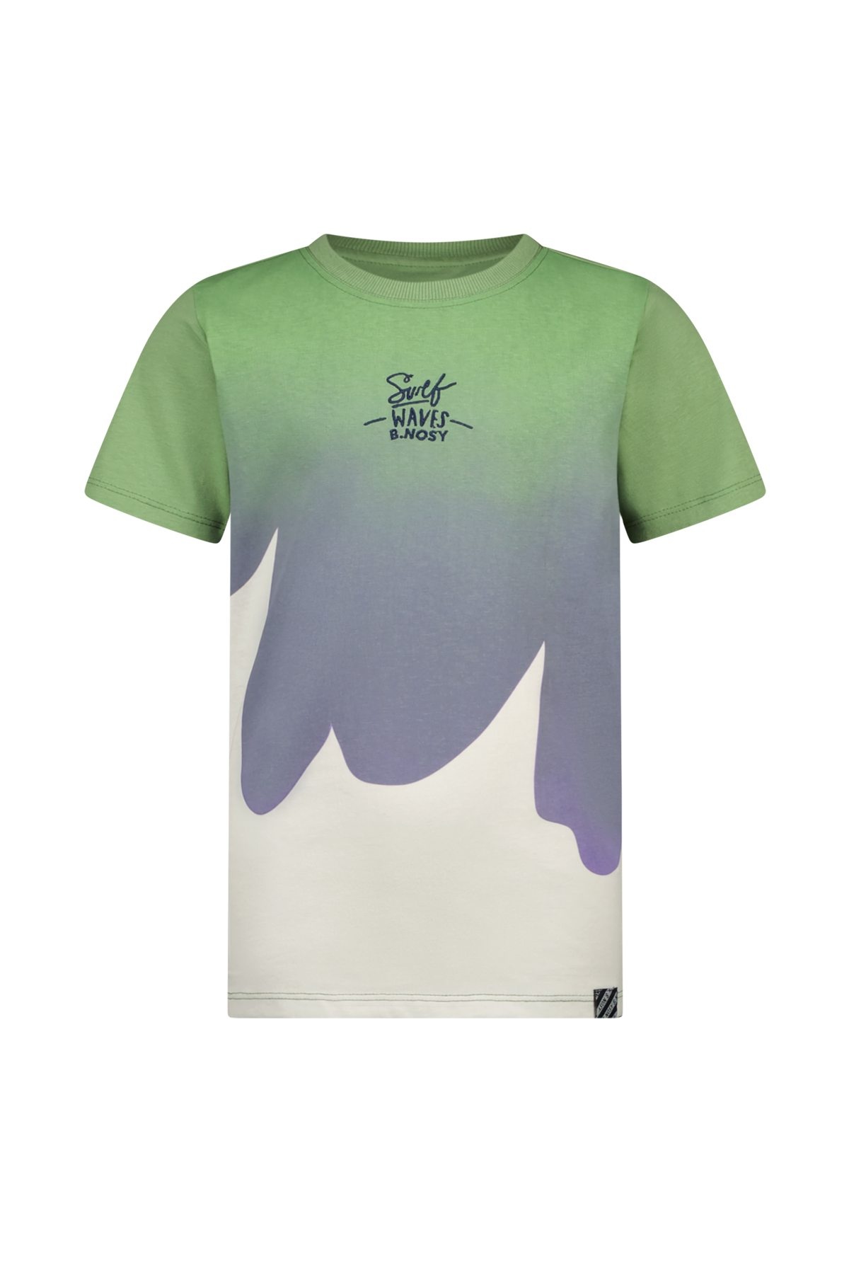 B.Nosy zomer t-shirt jongens - groen/blauw/wit AOP - Timmy