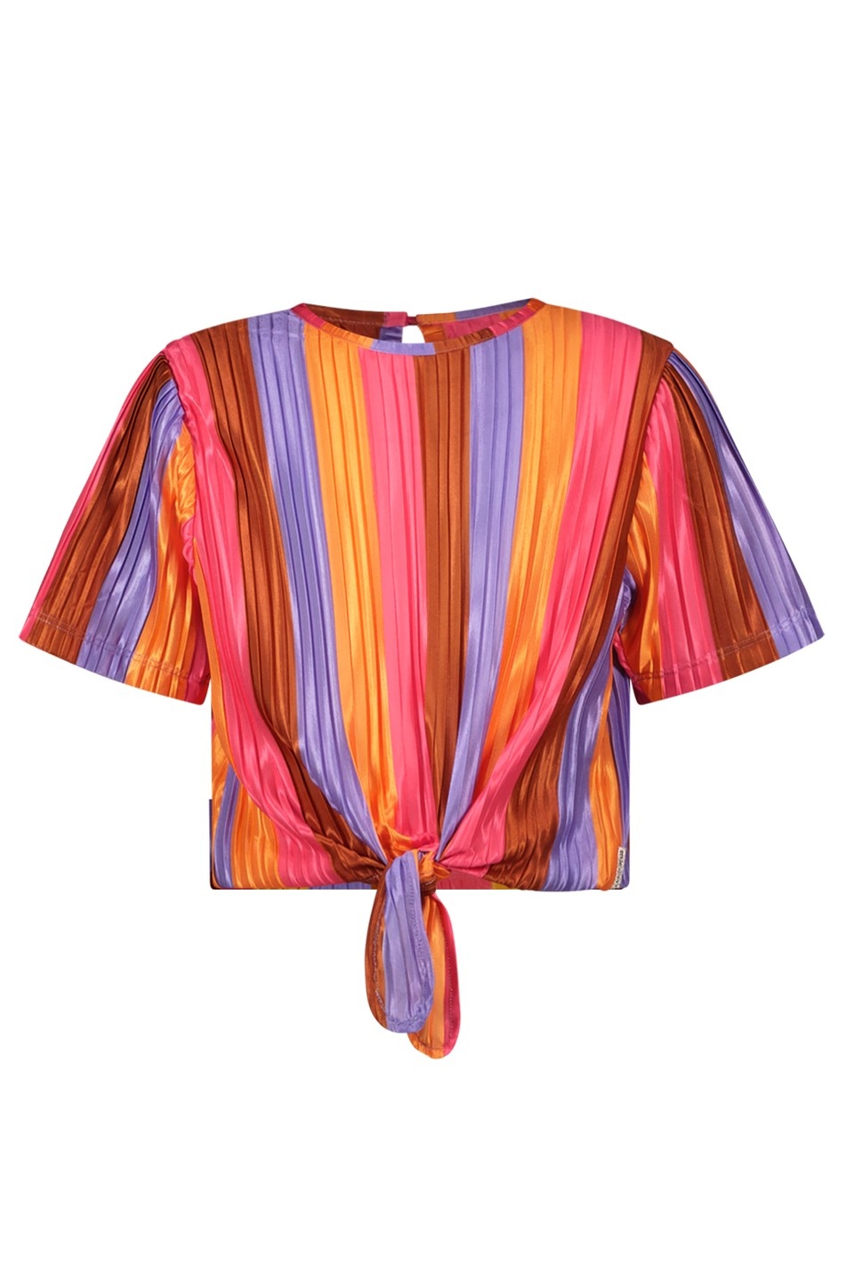 B.Nosy zomer top meisjes - multi streep - knoop - Bonny