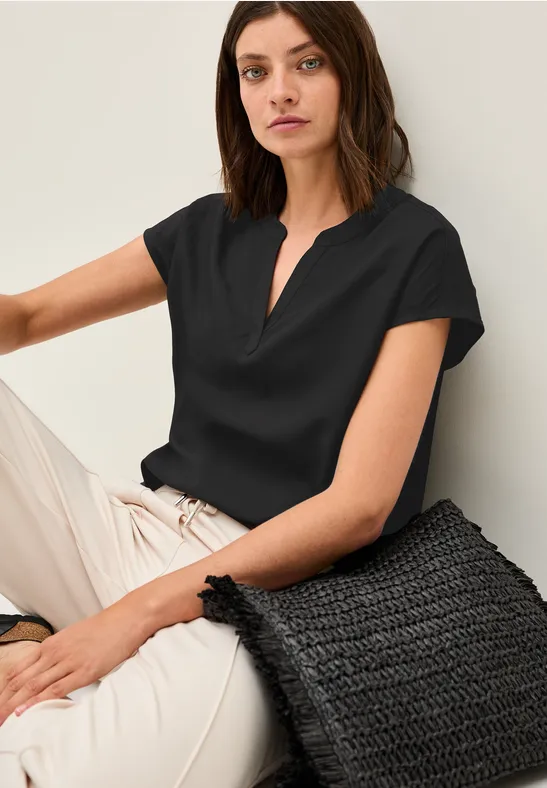 Cecil Blouseshirt in effen kleur
