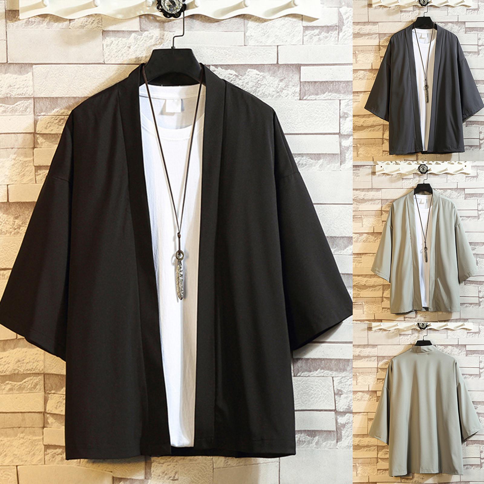 Linglong Heren effen kleur vijfpunts mouw dun vest casual ijs zijde zonnebrandcrème M
