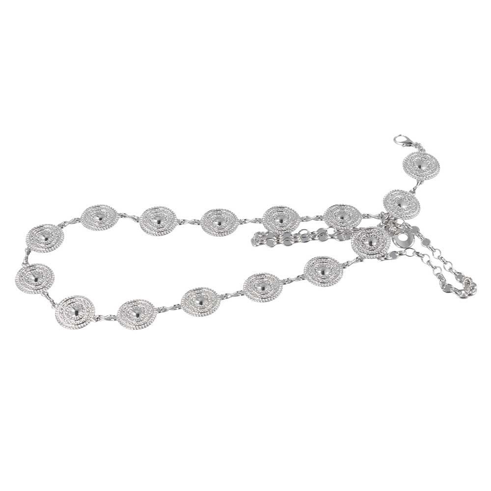 Kenuoyun Chain on Pants Silver Gold Women Waist Chain Metal Waist Belts Waist Corset Chain Belts Body Chain