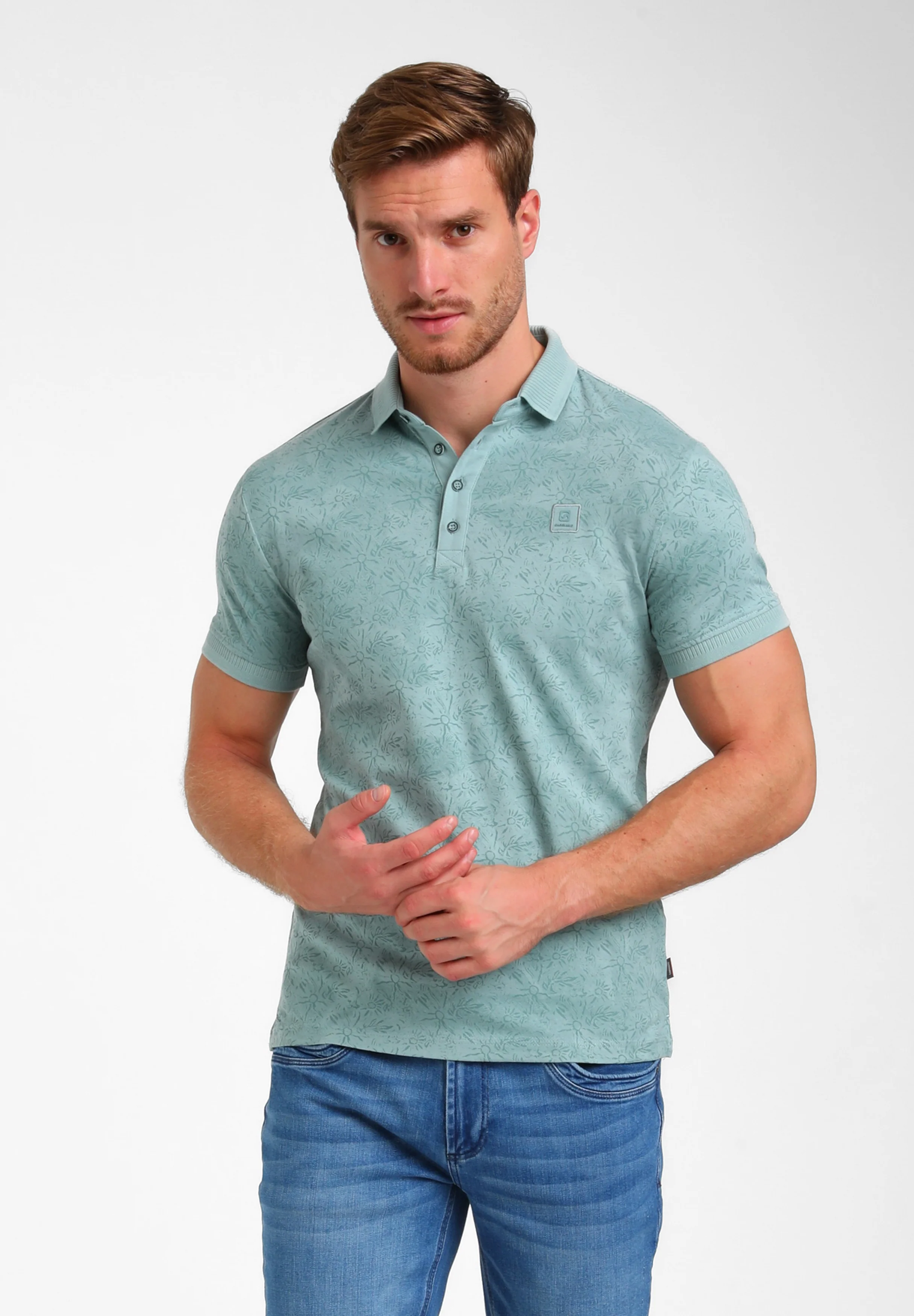 Gabbiano Heren polo 235921 55557 ocean blue
