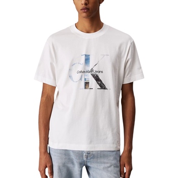 Calvin Klein Jeans Polo Shirt Lange Mouw  PHOTO MONOGRAM TEE J30J327483