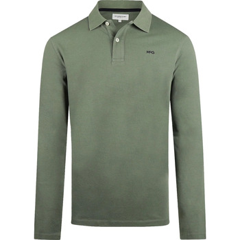 Mcgregor Sweater  Long Sleeve Poloshirt Sage Groen