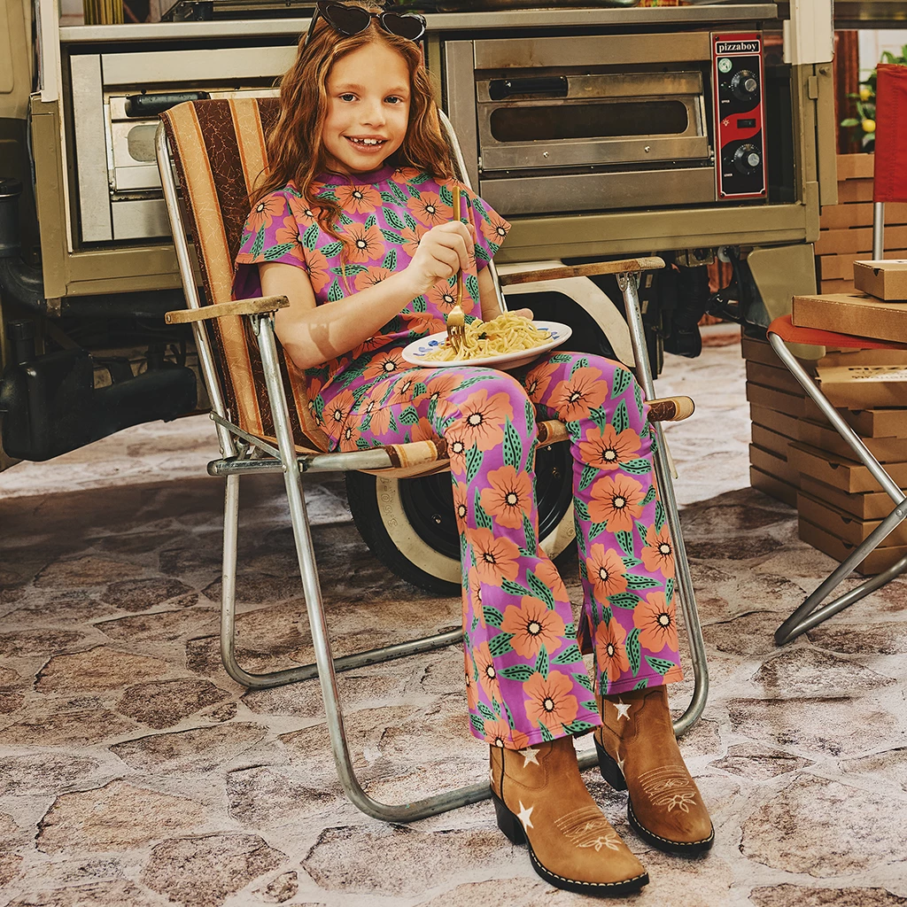 Z8-collectie Broek FLARED Doreen (ola viola)