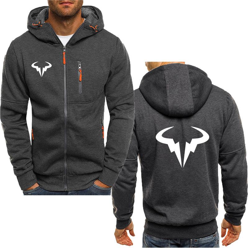 Boutique Clothing No.1 Mode heren hoodie Rafael Nadal print comfortabele hoodie L