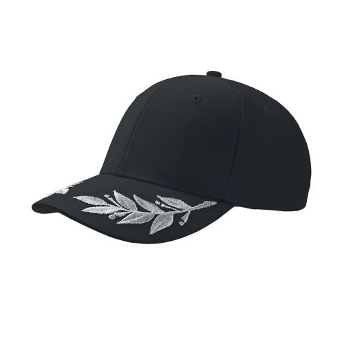 Atlantis Winner Laurel geborduurde pet (pak van 2) One Size zwart