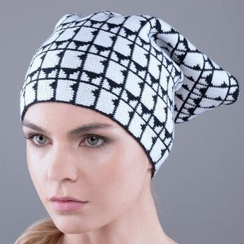 Bullish Sjaal  GORRO LARGE PATTERN-PAPB 008802 WHITE NAVY