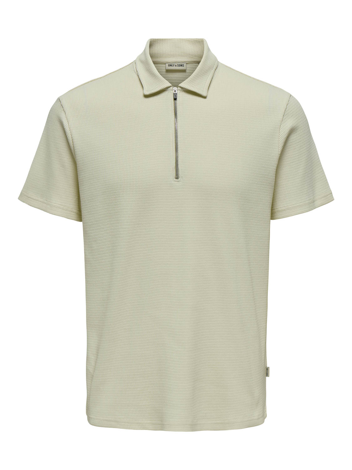 Only and Sons Onscal Reg Struct Ss Halfzip Polo