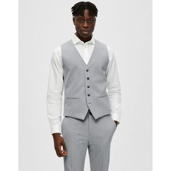 Selected Blazer  16089406 LIAM WCT FLAX-LIGHT GREY MELANGE