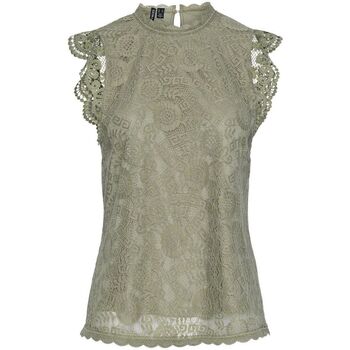 Pieces Top  17120454 OLLINE-TEA GREEN