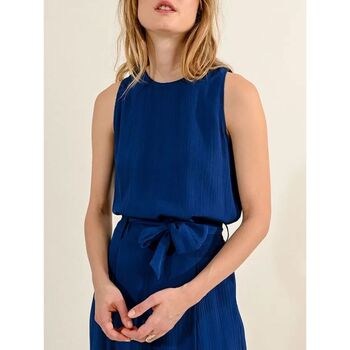 Molly Bracken Top  T1801CP-NAVY BLUE