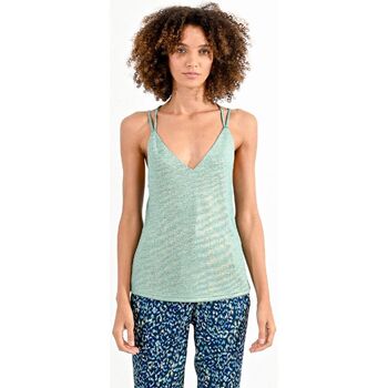 Molly Bracken Top  P1275CE-EMERALD GREEN