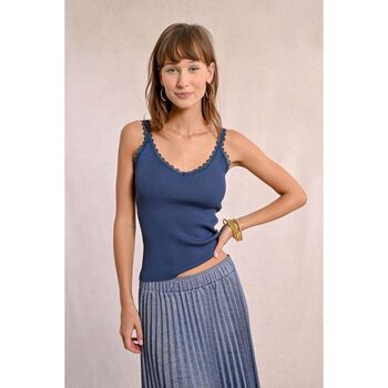 Molly Bracken Top  E1734DP-DENIM BLUE