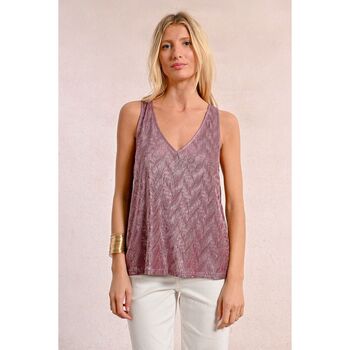 Molly Bracken Top  TW131DE-DARK PINK
