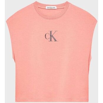 Calvin Klein Jeans Top  IG0IG02428 LOGO TANK-TZZ BLOOMING DAHLIA