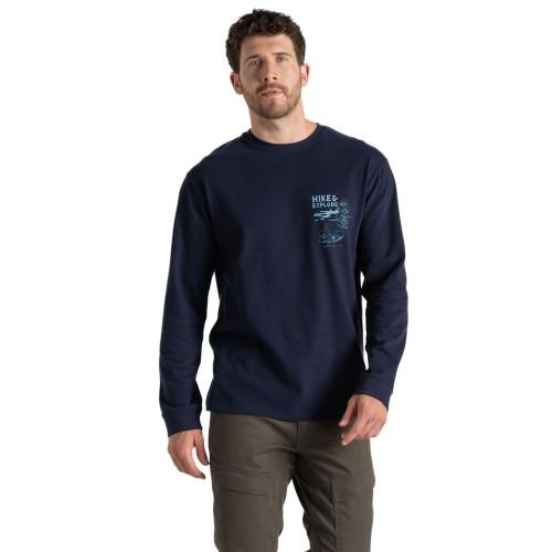 Craghoppers Mens National Trust Limestone Long-Sleeved T-Shirt L