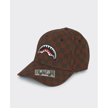 Sprayground Hoed  SP6628 SMOOTH-CHECK CAP BROWN