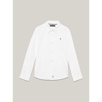 Tommy Hilfiger Overhemd Lange Mouw  KB0KB08868 HEMP-YBR WHITE