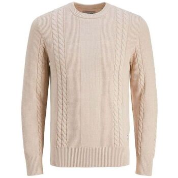 Jack & jones Trui Jack & Jones 12242948 GRID CABLE CREW-MOONBEAM