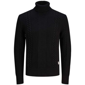Jack & jones Trui Jack & Jones 12242944 GRID CABLE ROLL-BLACK