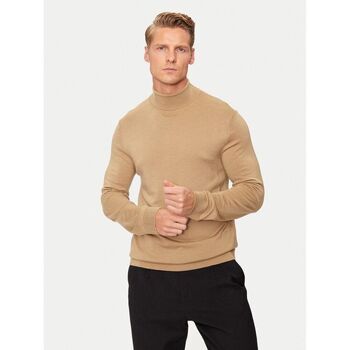 Selected Trui  16094653 MERINO ROLL NECK-KELP