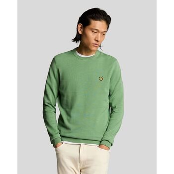Lyle & Scott Trui Lyle & Scott KN2136V COTTON CREW-X576 SMOKE GREEN