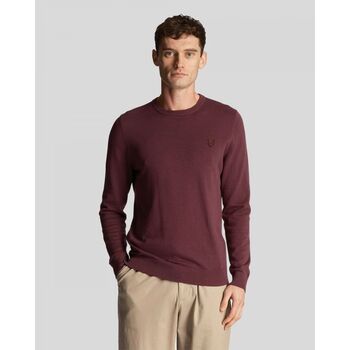 Lyle & Scott Trui Lyle & Scott KN821TON CREW NECK-Z562 BURGUNDY