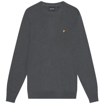 Lyle & Scott Trui Lyle & Scott KN2110V MERINO CREW-W63. GUNMETAL