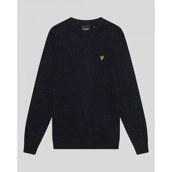 Lyle & Scott Trui Lyle & Scott KN2114V LAMBSWOOL BLEND CREW-Z56 DARK NAVY MARL
