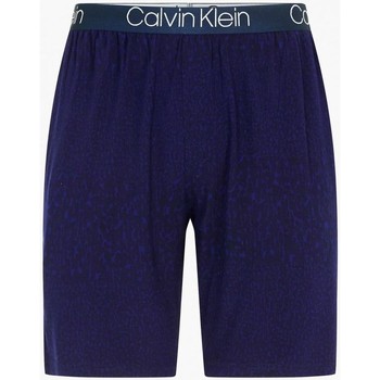 Calvin Klein Jeans Korte Broek  000NM1660E SLEEP SHORT-UZZ ANIMAL BAYOU BLUE