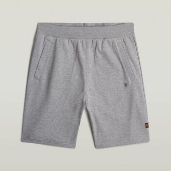 G-Star Raw Korte Broek  D26281-D566 NIFOUS SWEAT SHORTS-8073 MEDIUM GREY HTR