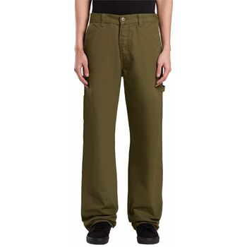 Dickies Broek  CANVAS CARPENTER - DK0A4ZABMGR1-MILITARY GREEN