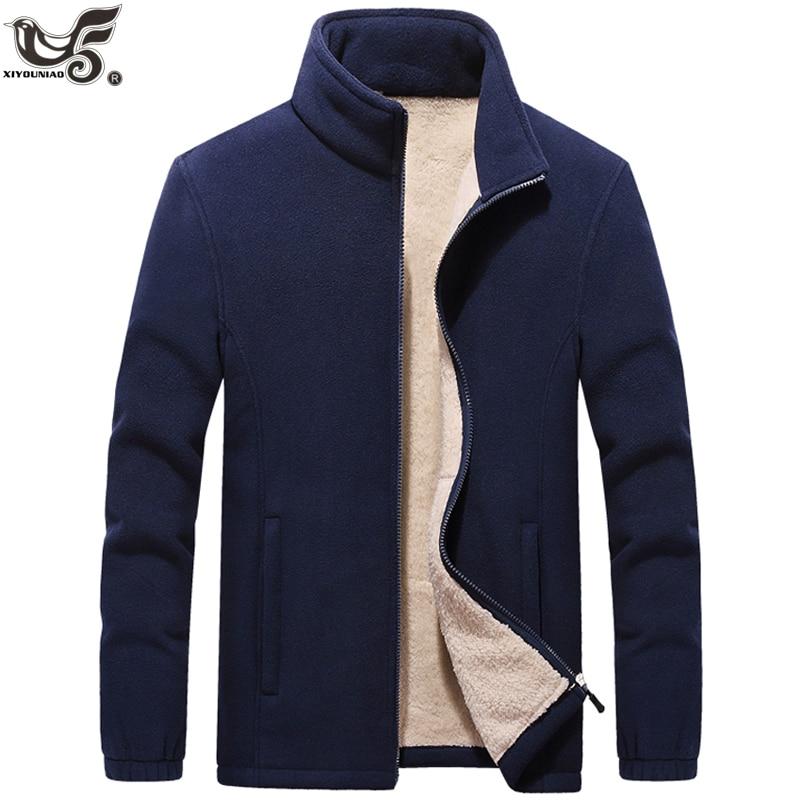 Stylish Man-2 Plus Size M ~ 9xl Winter Hoodies Mannen Warme Dikke Wollen Voering Sweatshirts Mannelijke Uitloper Tactische Soft Shell Fleece jassen M donkerblauwe kleur