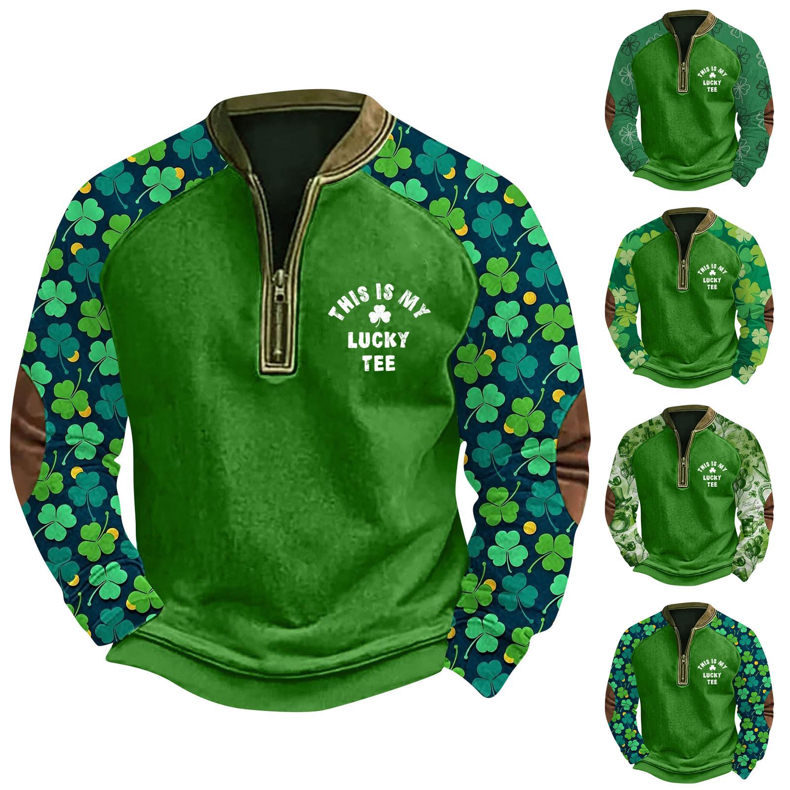 Master key Heren Retro Casual Gradient Bedrukt Sweatshirt S
