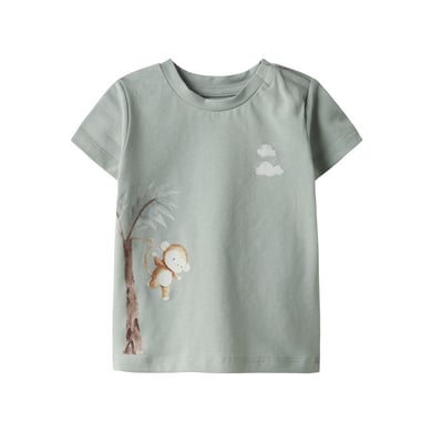 Name it T-shirt Nbmharrison Aqua Grijs