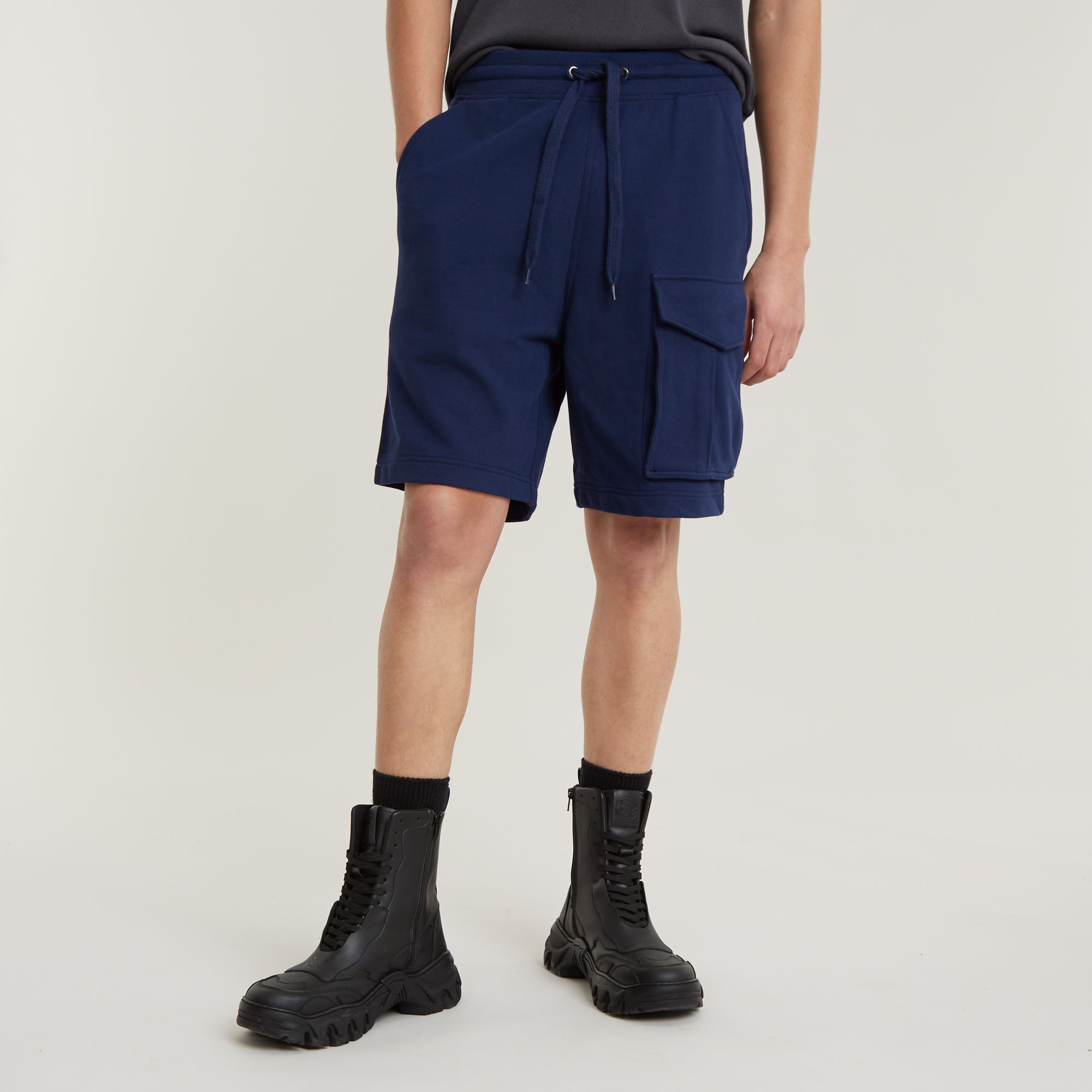 G-Star RAW One Pocket Sweat Short - Donkerblauw - Heren