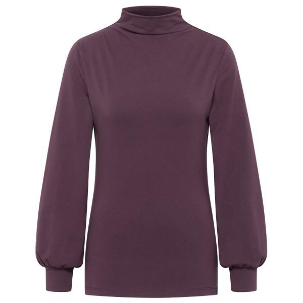 Tranquillo  Women's Feminine Jersey-Bluse - Longsleeve, purper