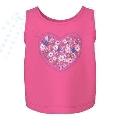 Name it Crop Top Nmfvigea Carmine Rose Heart