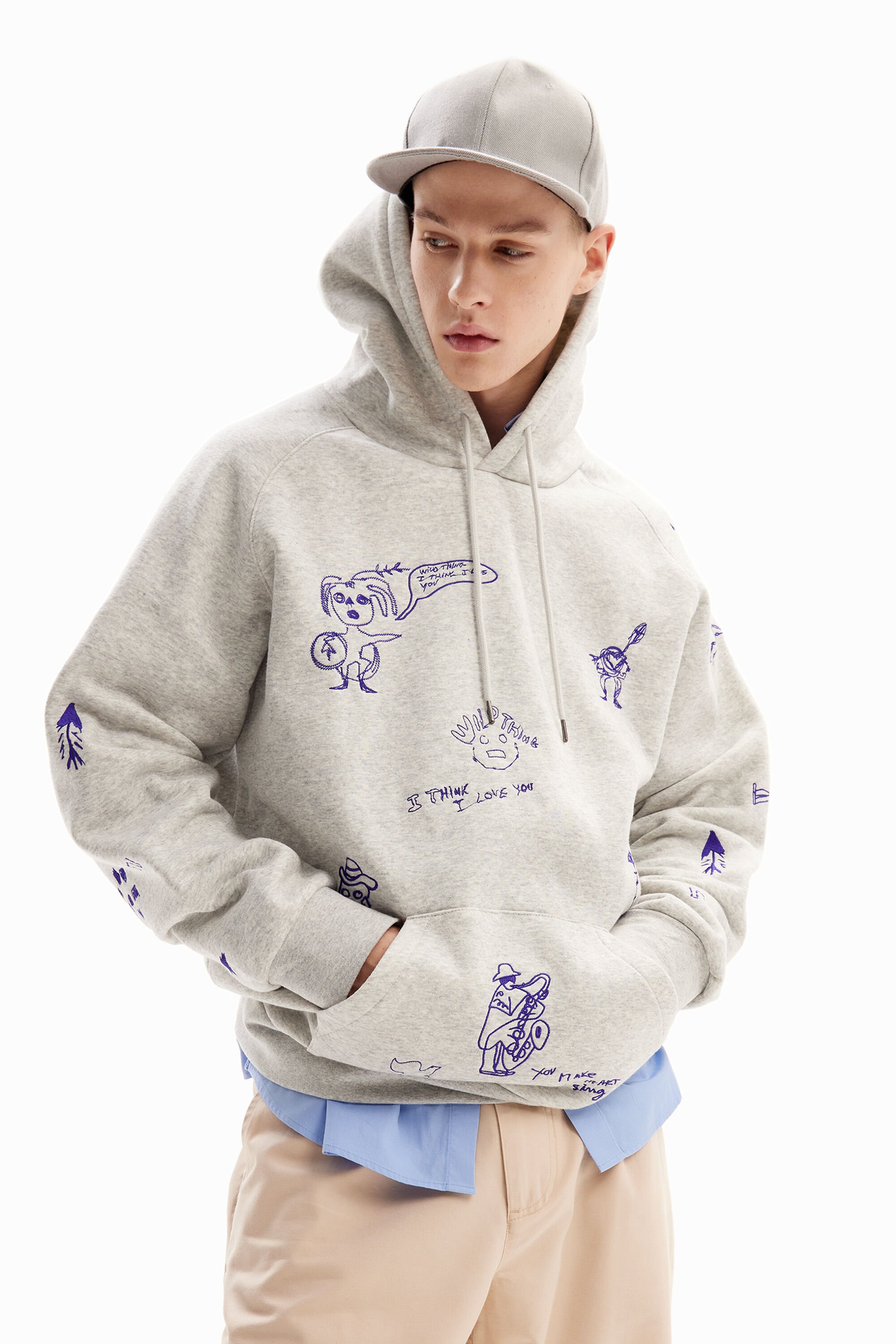 Desigual Sweatshirt - BLACK