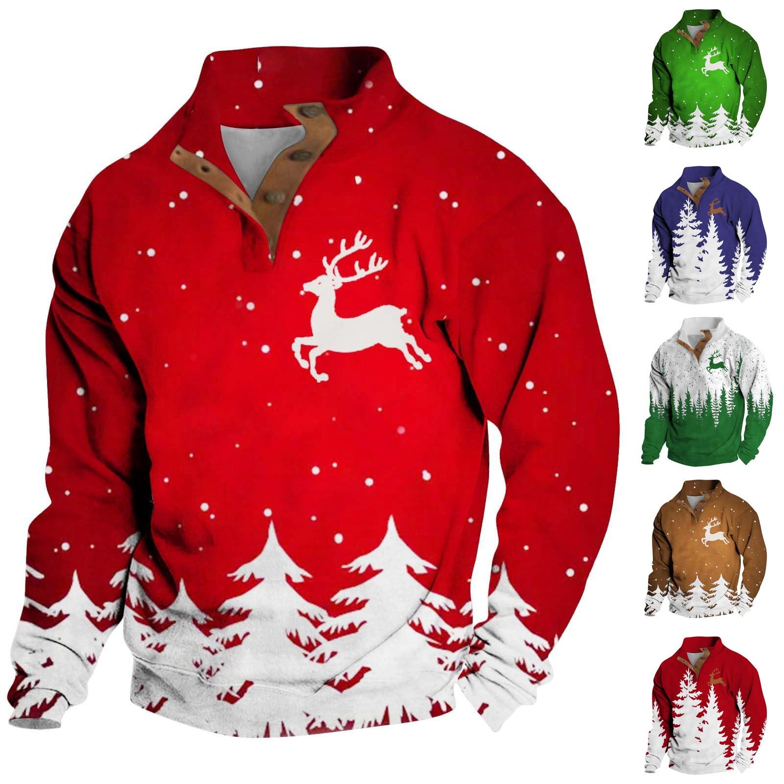 Linglong Lente en heren staande kraag sweatshirt is outdoor casual truien tops L