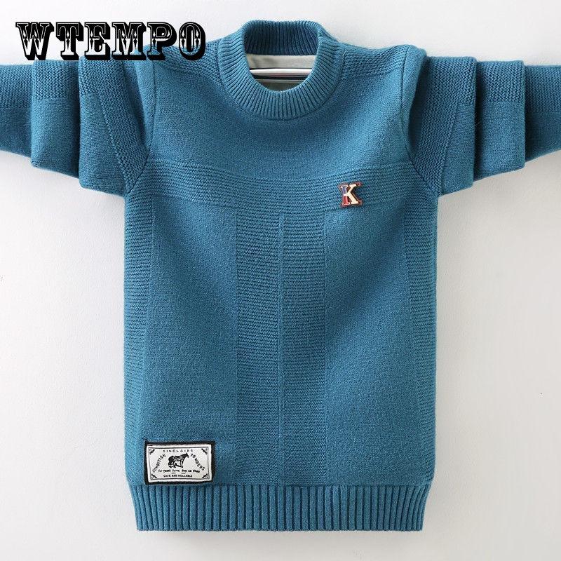 WTEMPO Baby Kids Geribbelde Trui Jongen Meisje Gebreide Trui Pullover Tops Kinderen Kinderen Baby Peuter Jumper 130