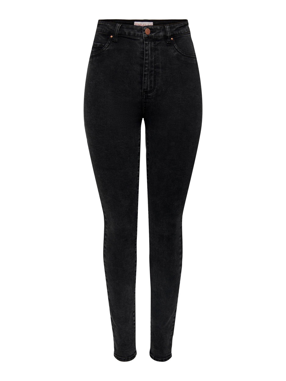 Only Onlrain-wauw ex hw sk lg ank dnm g black denim