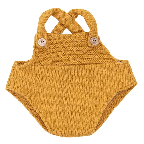 Olli Ella Dinkum doll romper Mosterd