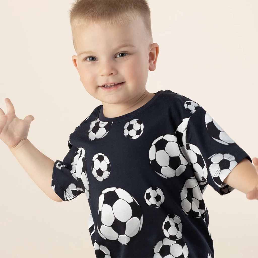 Name It-collectie VOETBAL T-shirt Kidun (dark sapphire)