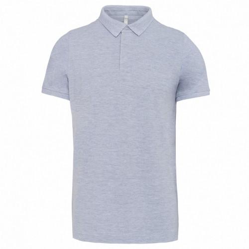 Kariban Mens Piqué Stud Front Polo Shirt L