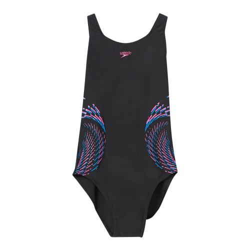 Speedo Girls Plastisol Placement Muscleback zwempak uit één stuk 5-6 Years