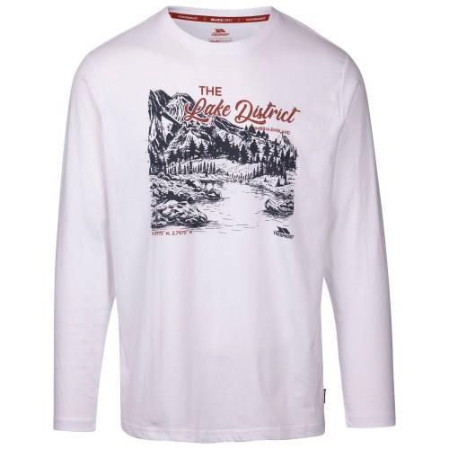 Trespass Heren Chira bedrukt T-shirt met lange mouwen XL